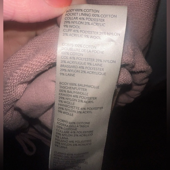 {NWOT Free People Movement Mauve Quarter Zip Pullover Comfy Jacket Size Large} - Picture 10 of 10